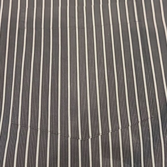 Maxwell's Clothiers exclusively hand tailored black pinstripe shirt. - Picture 8 of 9